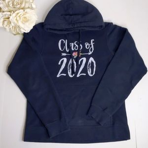 Port & Company Women's Class Of 2020 Sweater Hoodie Size Small
